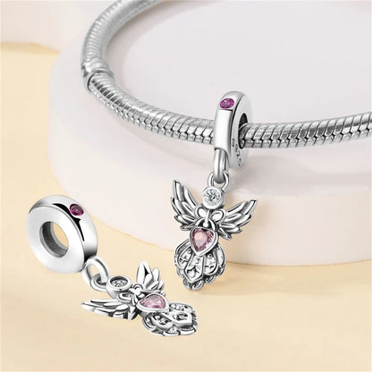 2024 Original New in Romantic Retro Classic Series Lotus Charm Beads Fits Pandach Bracelet Women 925 Silver Pendant Bead Jewelry