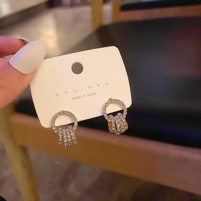 2PC Simple and Fashionable U-shaped Earrings Exquisite Women's Daily Leisure Party Earrings Outdoor Festival Gifts-030